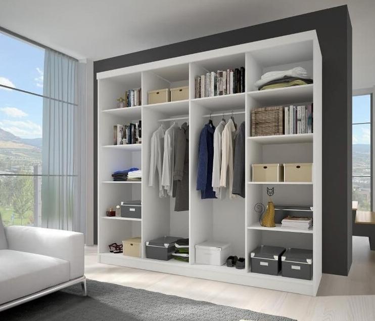 Liberty Multi 35 Sliding Mirror Door Wardrobe 233cm