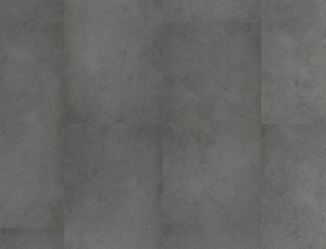 Liberty SPC Luxury Vinyl Tile Dark Grey Eriskay LVT Flooring Built In Underlay