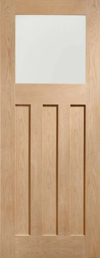 XL Joinery Prefinished Oak DX Obscure Glazed