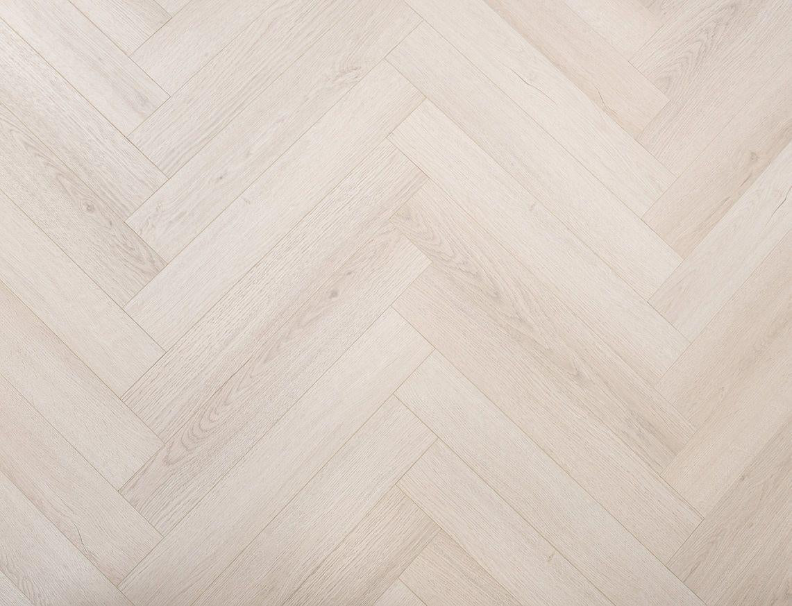 Liberty Oakleigh Malham Light Grey Oak 8mm Herringbone Laminate Flooring