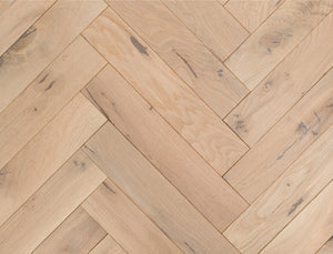Liberty Stamford Oak 18x70mm Solid Oak Herringbone Wood Flooring UV Oiled