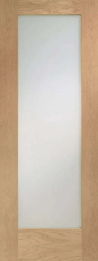 XL Joinery Internal Oak Pattern 10 Obscure Glazed Door Prefinished