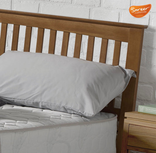 Sareer Sandhurst Oak Wooden Bed Frame