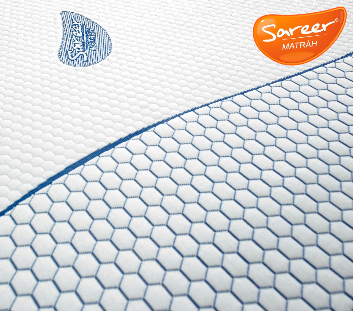 Sareer Matrah 4ft Small Double Cool Blue Memory Foam Mattress