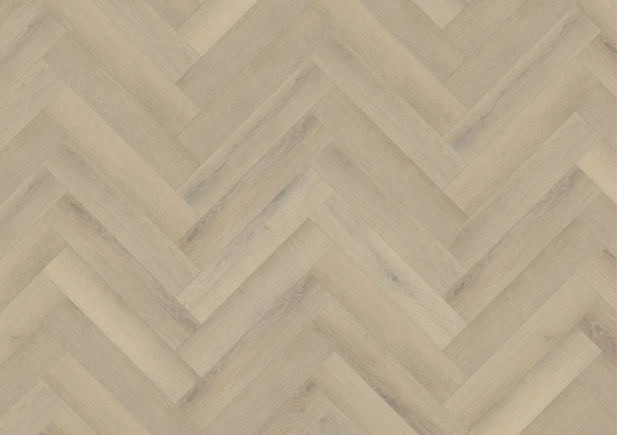 Liberty Lignum Core Seashell Oak Herringbone SPC Rigid Vinyl Flooring