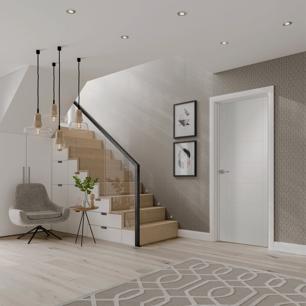 XL Joinery Internal White Palermo Door