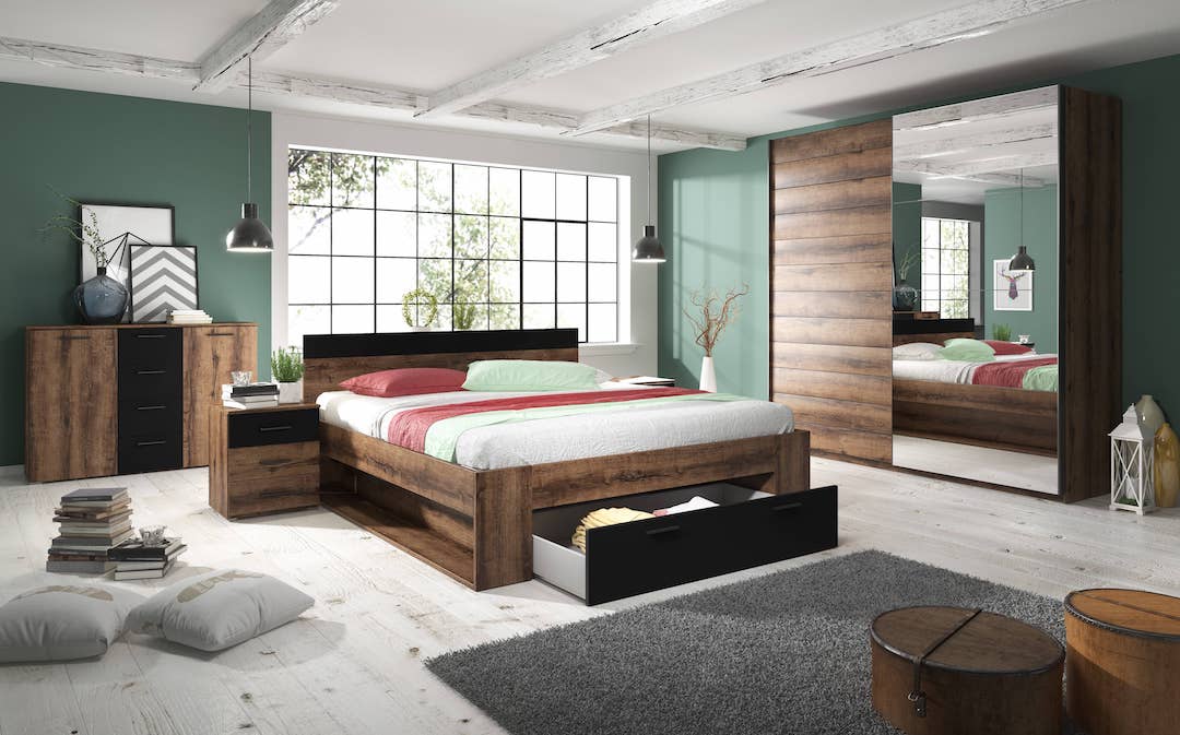 Liberty Beta Sliding Door Mirrored Wardrobe