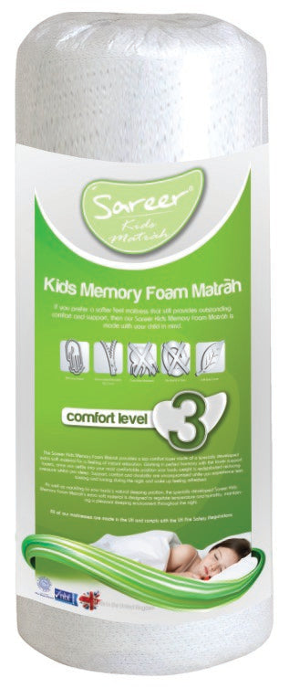 Sareer Matrah 3ft Single Kids Memory Foam Mattress