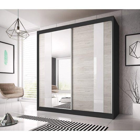 Liberty Multi 32 Sliding Mirror Door Wardrobe 233cm