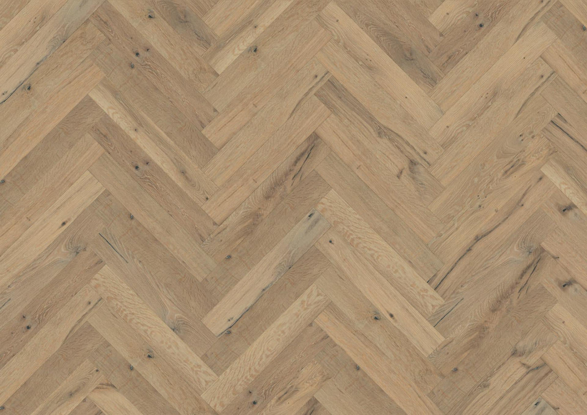Liberty Sienna Florence Oak Herringbone 14mm Engineered Wood Flooring 90mm