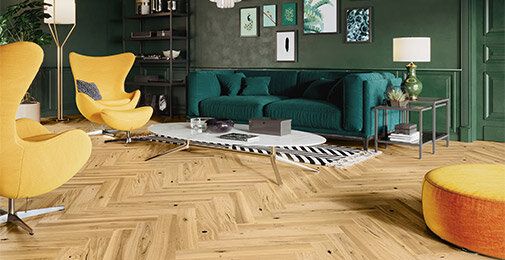 Timba Floor 14x110 Engineered Oak Herringbone Flooring Invisible Oak Oiled 2067