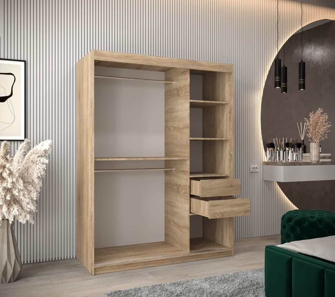 Liberty Tokyo I Sliding Door Wardrobe 150cm