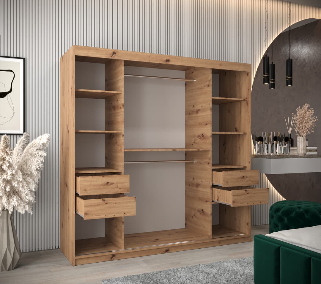 Liberty Tokyo Sliding Door Wardrobe 200cm