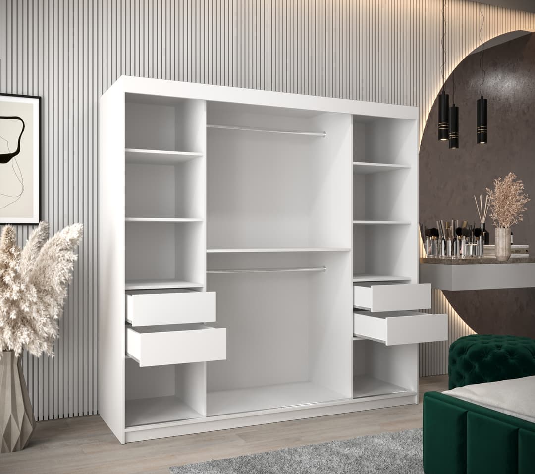 Liberty Tokyo I Sliding Door Wardrobe 200cm