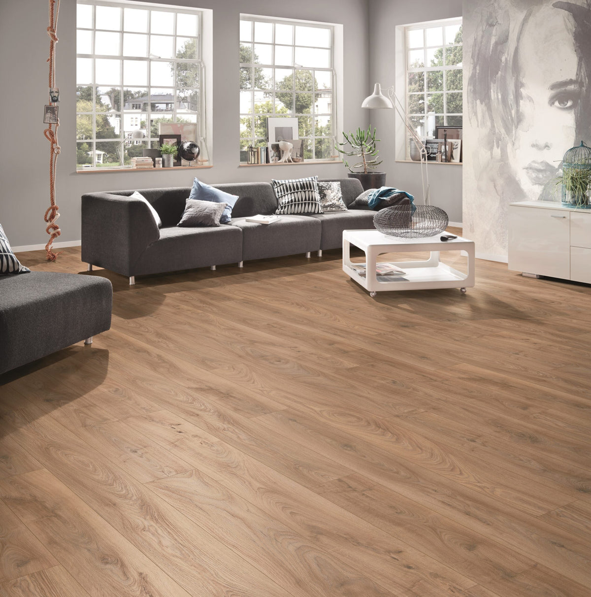 Krono Original Atlantic Historic Oak 10mm Laminate Flooring Water Resistant