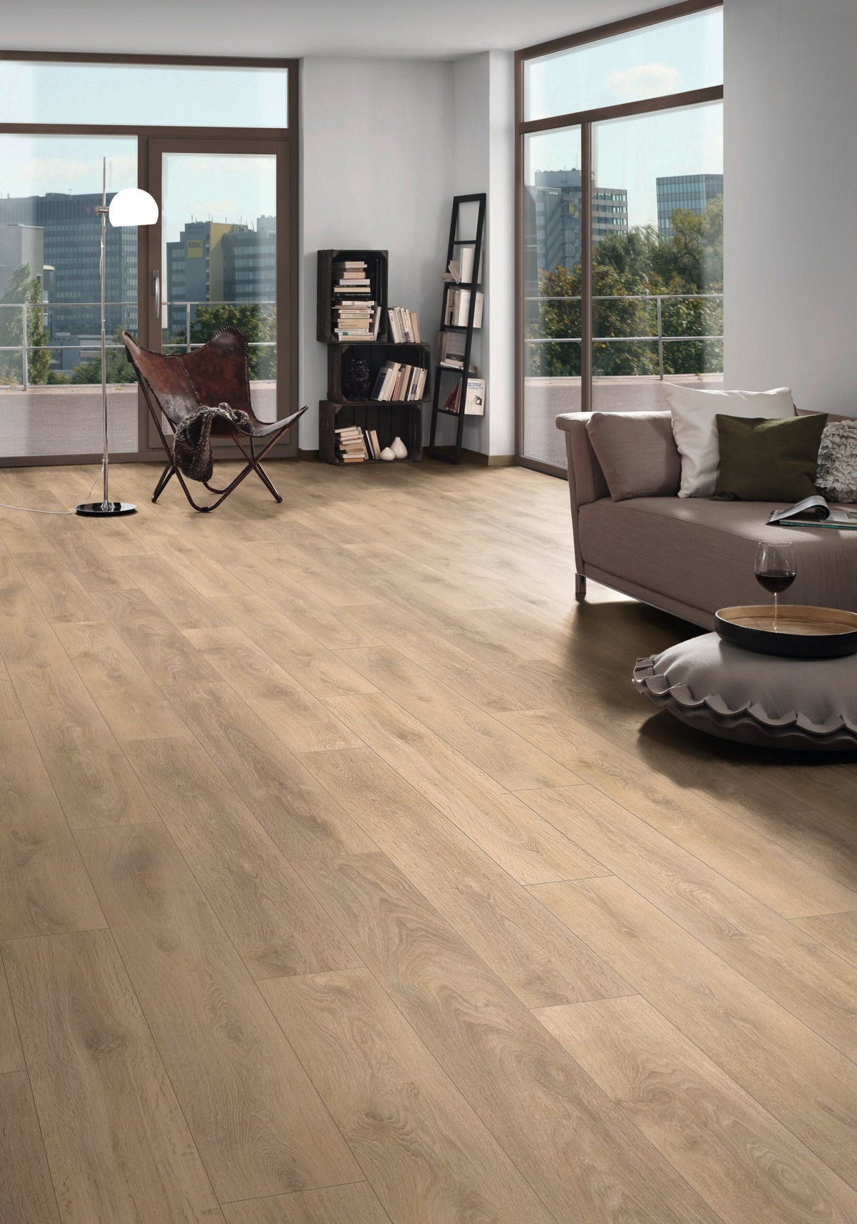 Krono Laminate Eurohome 12mm Flooring Blonde Oak