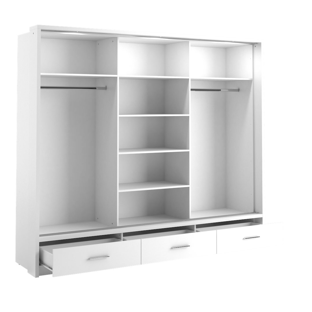 Liberty Arti 23 - 3 Sliding Door Wardrobe 250cm