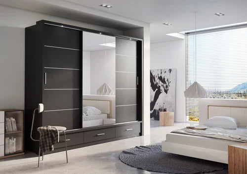 Liberty AR-01 Sliding Door Wardrobe 250cm 3 Door