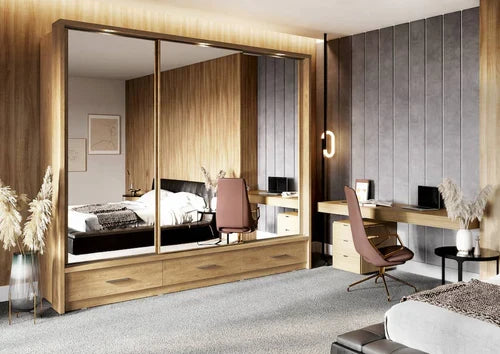 Liberty AR-23 Sliding Door Wardrobe 250cm 3 Door