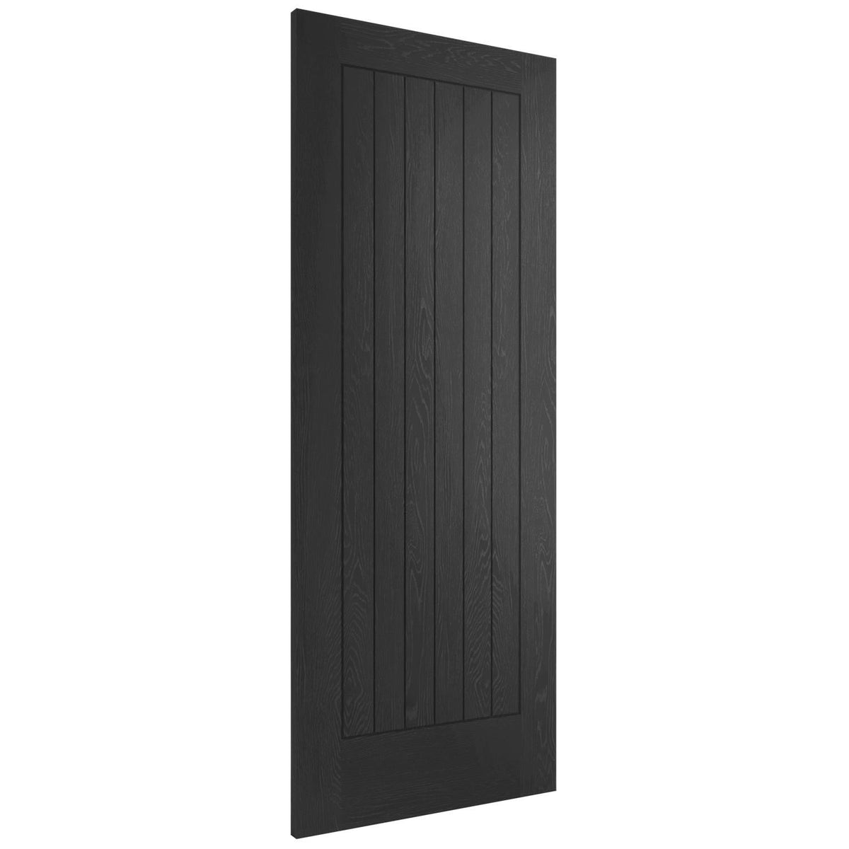 XL Joinery Internal Black Door Suffolk Panelled Fully Finished