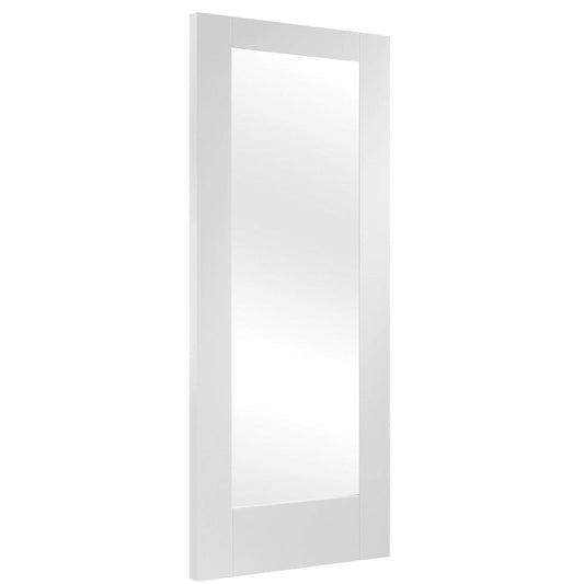 XL Joinery Internal White Primed Pattern 10 Clear Glazed Door