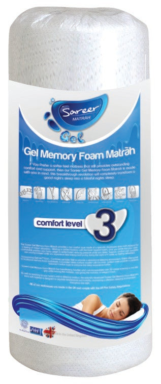 Sareer Matrah 3ft Single Gel Foam Mattress