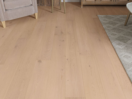 Liberty 14x190mm Light Gisburn Oak UV Oiled Real Oak 14mm Engineered Wood Floor