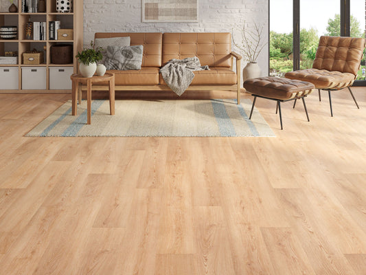 Liberty 5mm SPC LVT Flooring Hartland Oak Rigid Core Built In Underlay