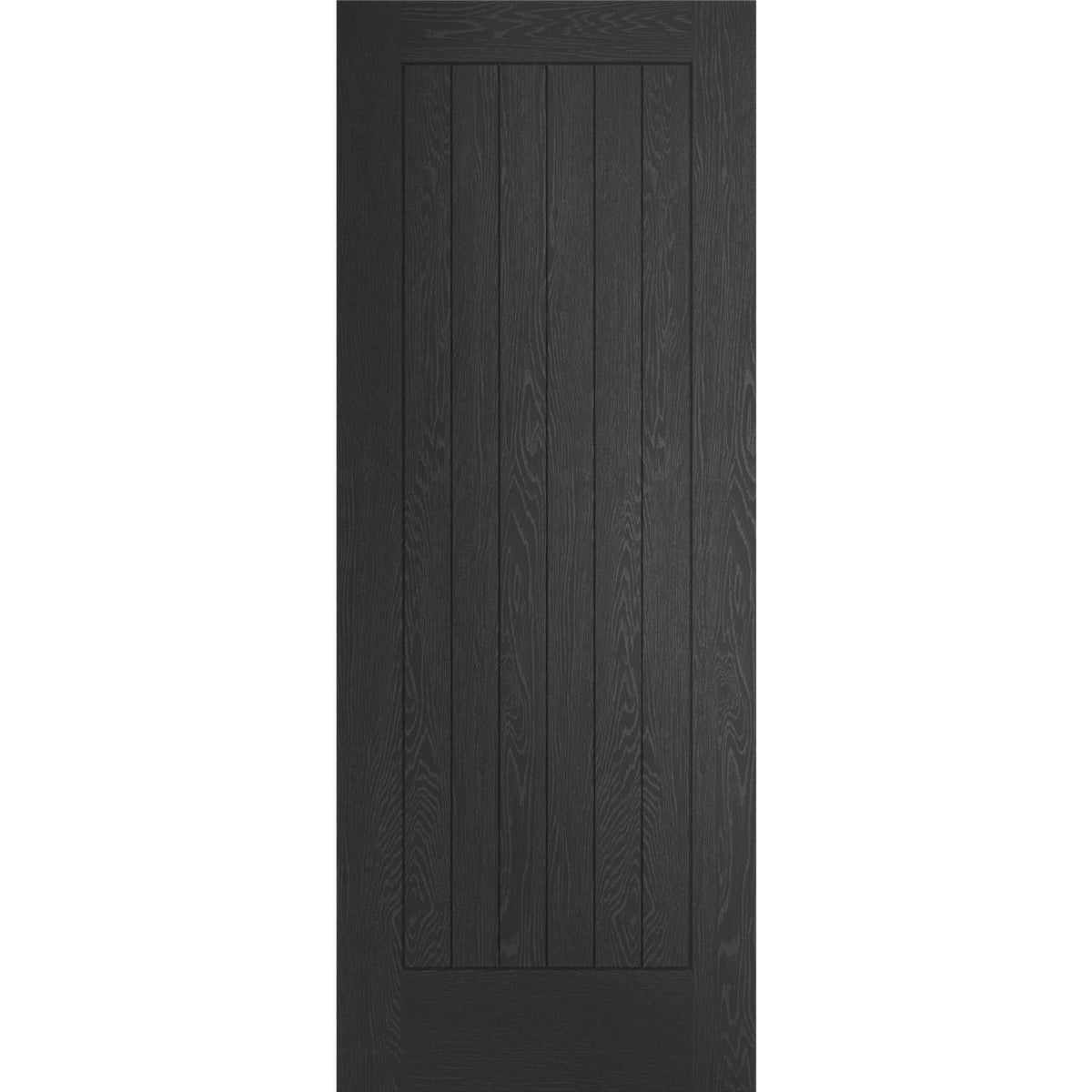 XL Joinery Internal Black Door Suffolk Panelled Fully Finished