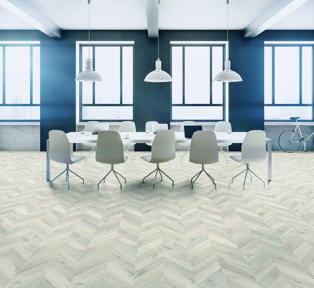 Kaindl FISHbone Oak Fortress Alnwig Natural Touch 8mm Laminate Flooring