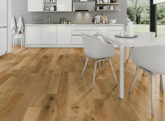 Liberty Lignum Strata Multiply 14x150mm Oak Brushed & Matt Lacquered 14mm Engineered Wood Flooring