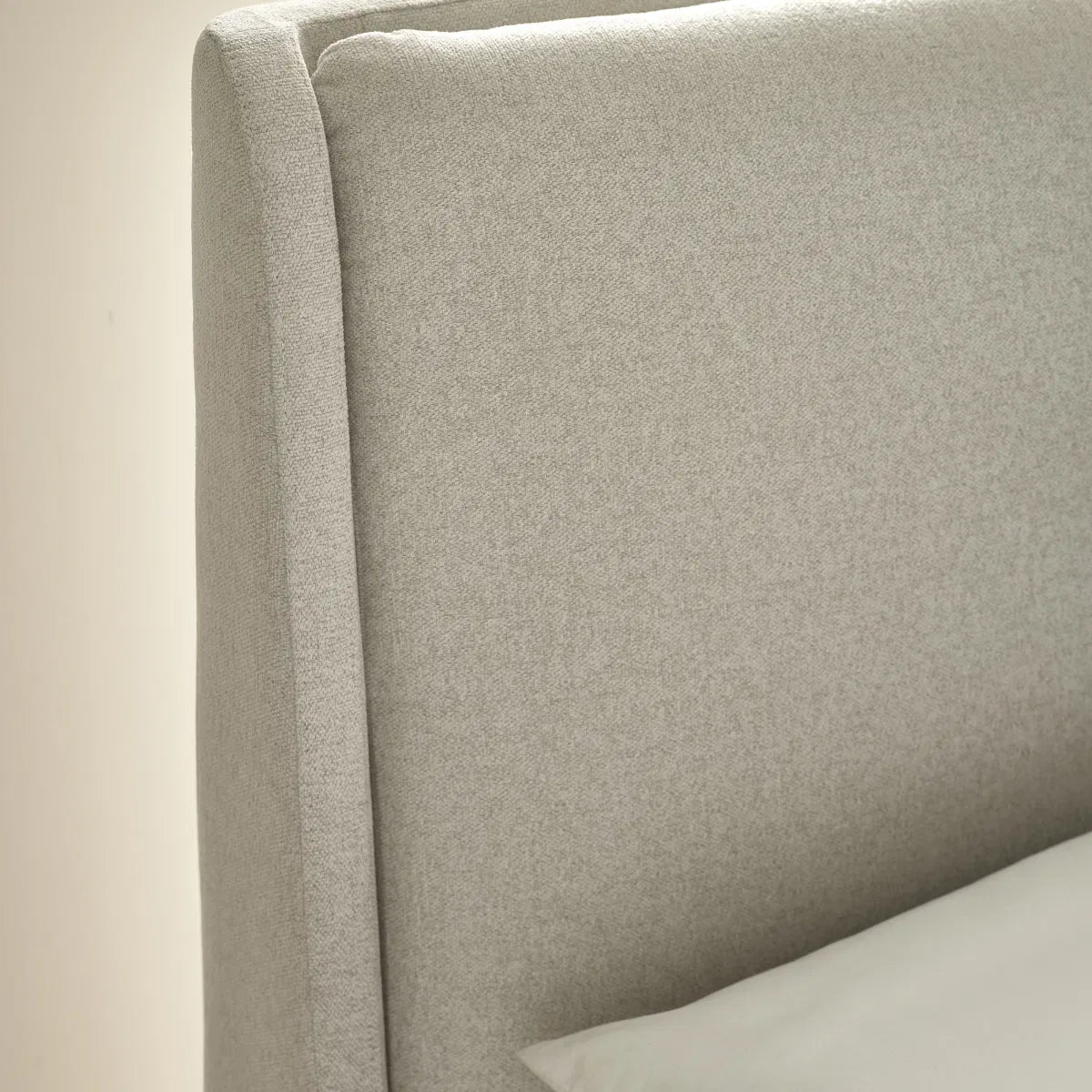Trinity Maddock Beige Fabric Ottoman Bed