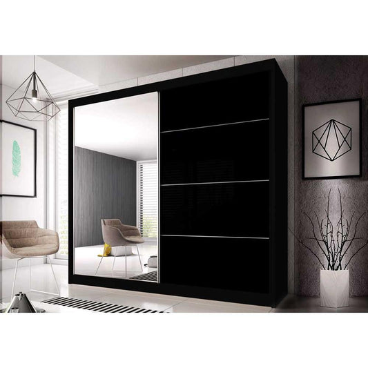 Liberty Multi 31 Sliding Mirror Door Wardrobe 183cm