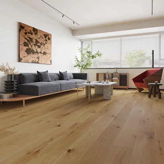 Floor Supplies Online Maxiply Natural Oak Brushed Matt Lacquered Click 12x190mm 12mm Engineered Wood Flooring