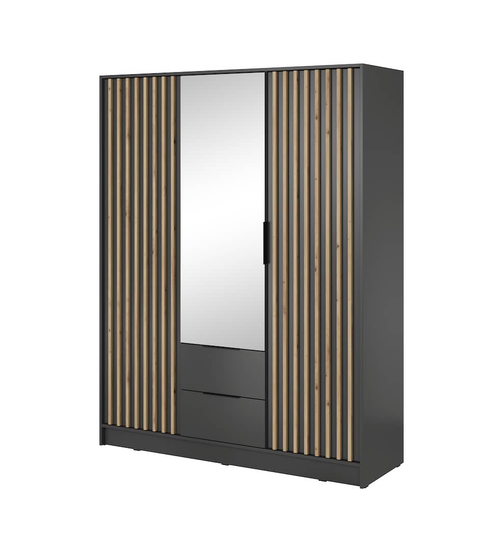 Liberty Nelly Hinged Door Wardrobe 155cm [Mirror]