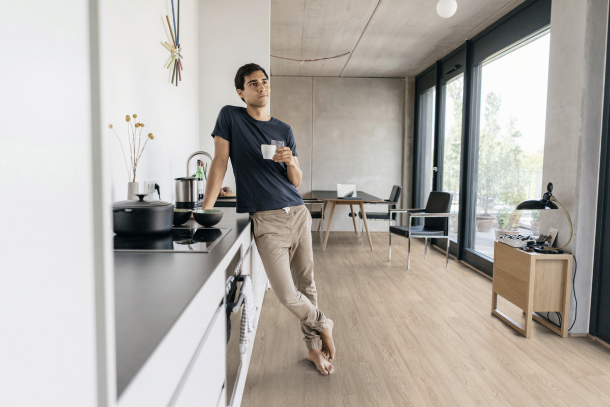 Kaindl FLOORganic Oak Brera Straw Waterproof 8mm Laminate Flooring