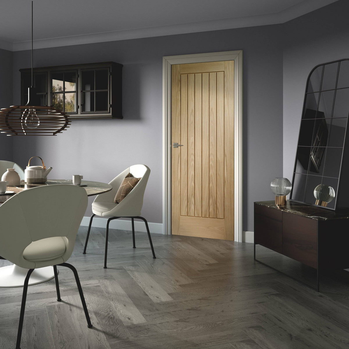 XL Joinery Internal Oak Door Suffolk Essential Fire Door FD30