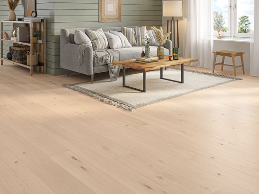 Liberty 14x190mm Natural Unfinished Ontario Oak Real Wood Engineered Oak Floor