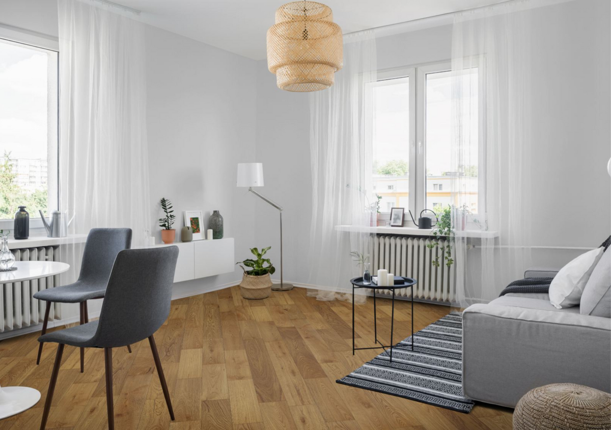 Liberty Lignum Strata Multiply 14x150mm Harvest Oak Brushed Matt Lacquered 14mm Engineered Wood Flooring.