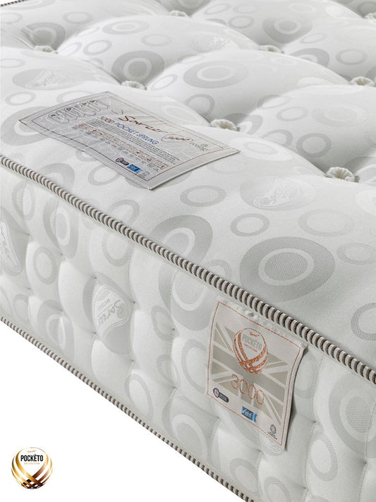 Sareer Pocketo 6ft Kingsize 3000 Pockets Latex Mattress