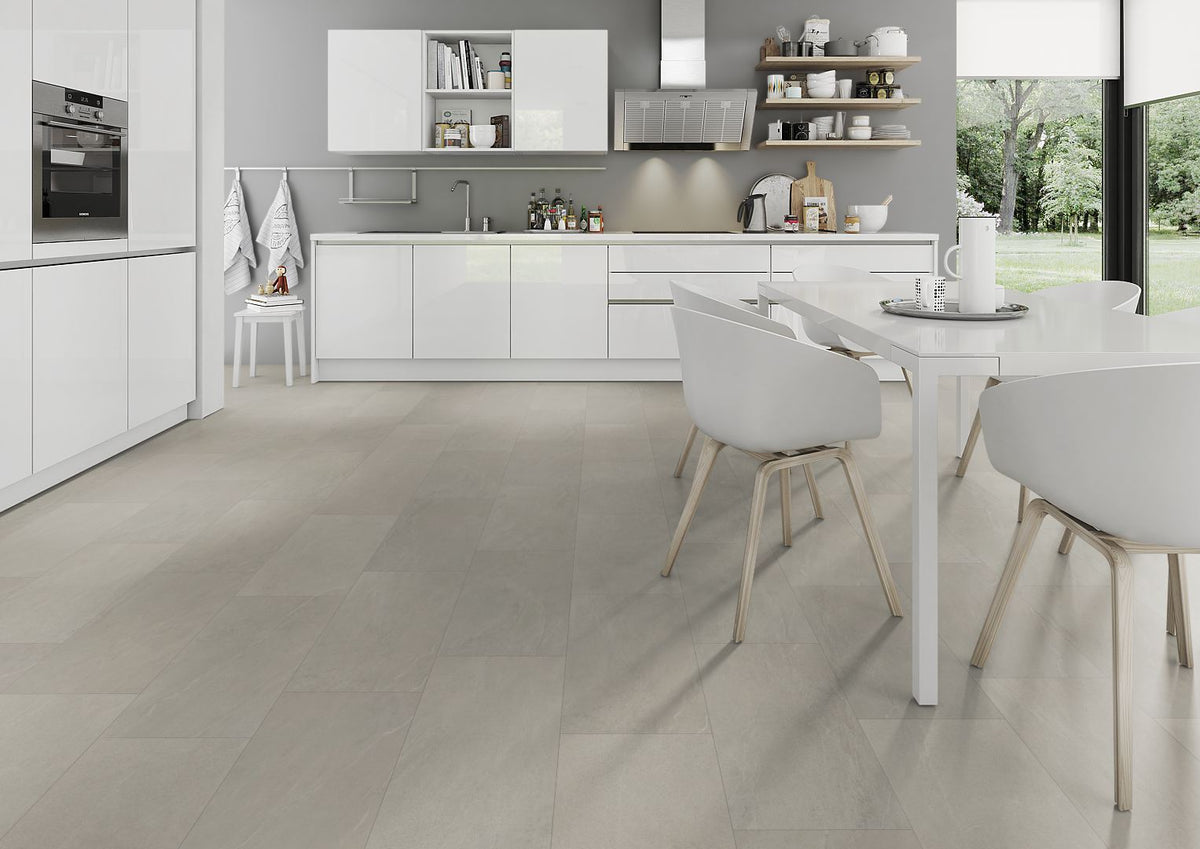 Liberty Lignum Core Tile Beige Slate SPC Rigid Vinyl Flooring