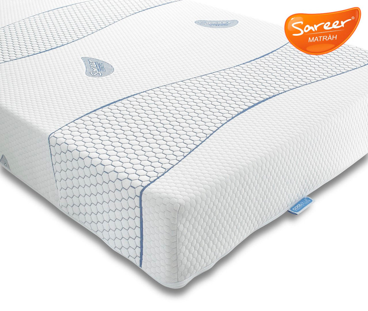 Sareer Matrah 3ft Single Cool Blue Memory Foam Mattress