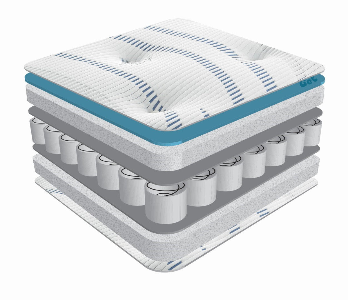Sareer Matrah 4ft Small Double Gel Pocket Mattress