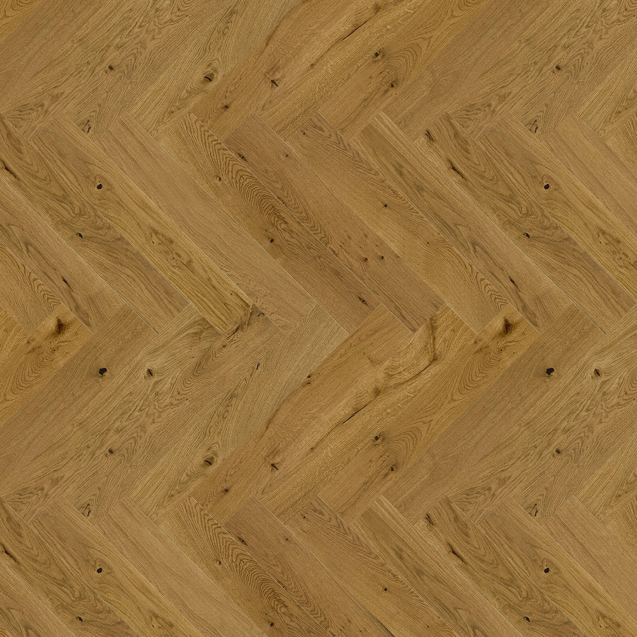Timba Floor 14x110 Engineered Smoked Oak Herringbone Real Wood Flooring Brushed Matt Lacquered 2066