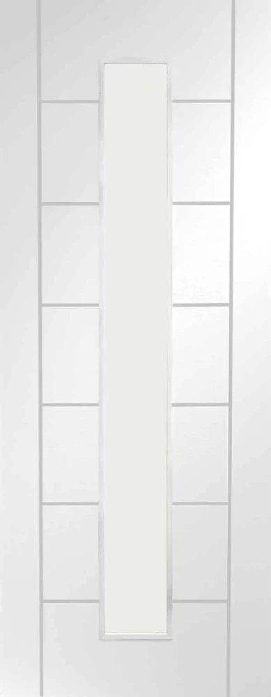 XL Joinery Internal White Primed Palermo 1L Clear Glazed Door