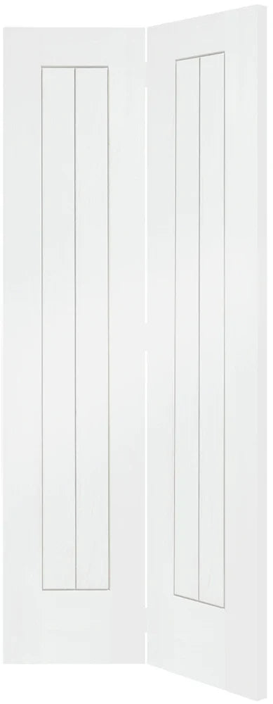 XL Joinery Internal White Primed Suffolk Bi-Fold Door