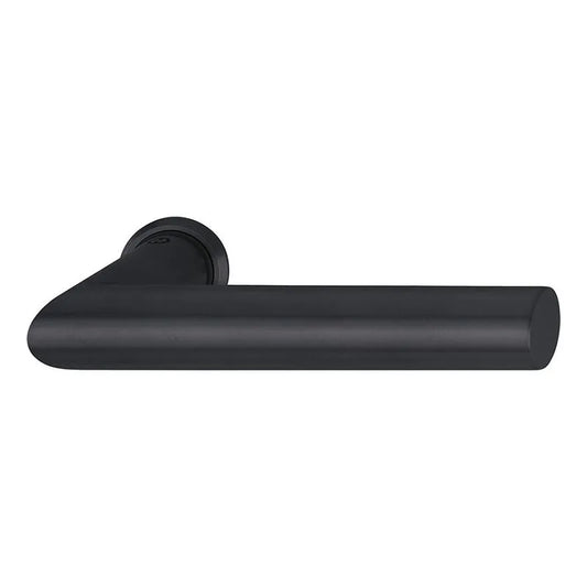 Slimline Matt Black Door Handle For Narrow Stile Internal Doors