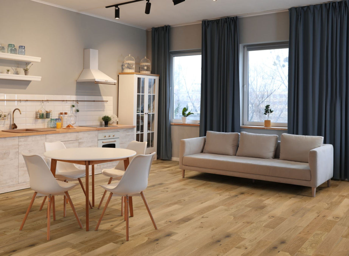 Liberty Lignum Strata Multiply 14x150mm Oak Brushed & Matt Lacquered 14mm Engineered Wood Flooring