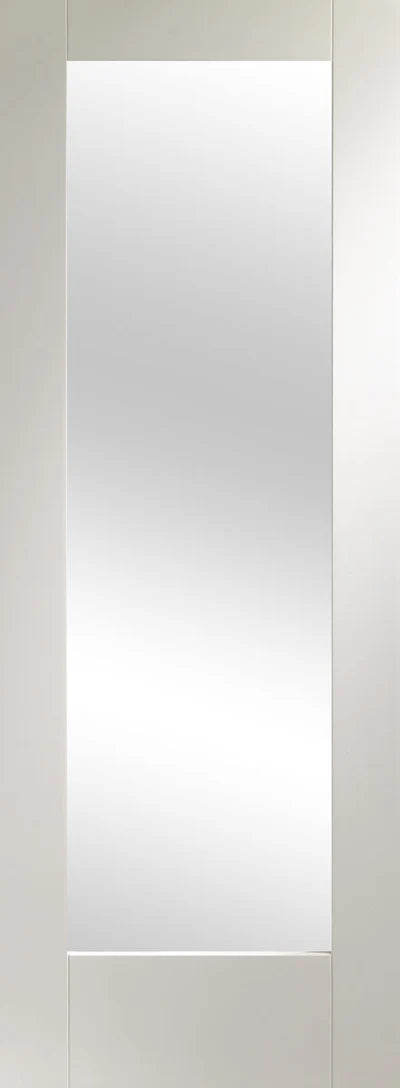 XL Joinery Internal White Primed Pattern 10 Clear Glazed Door